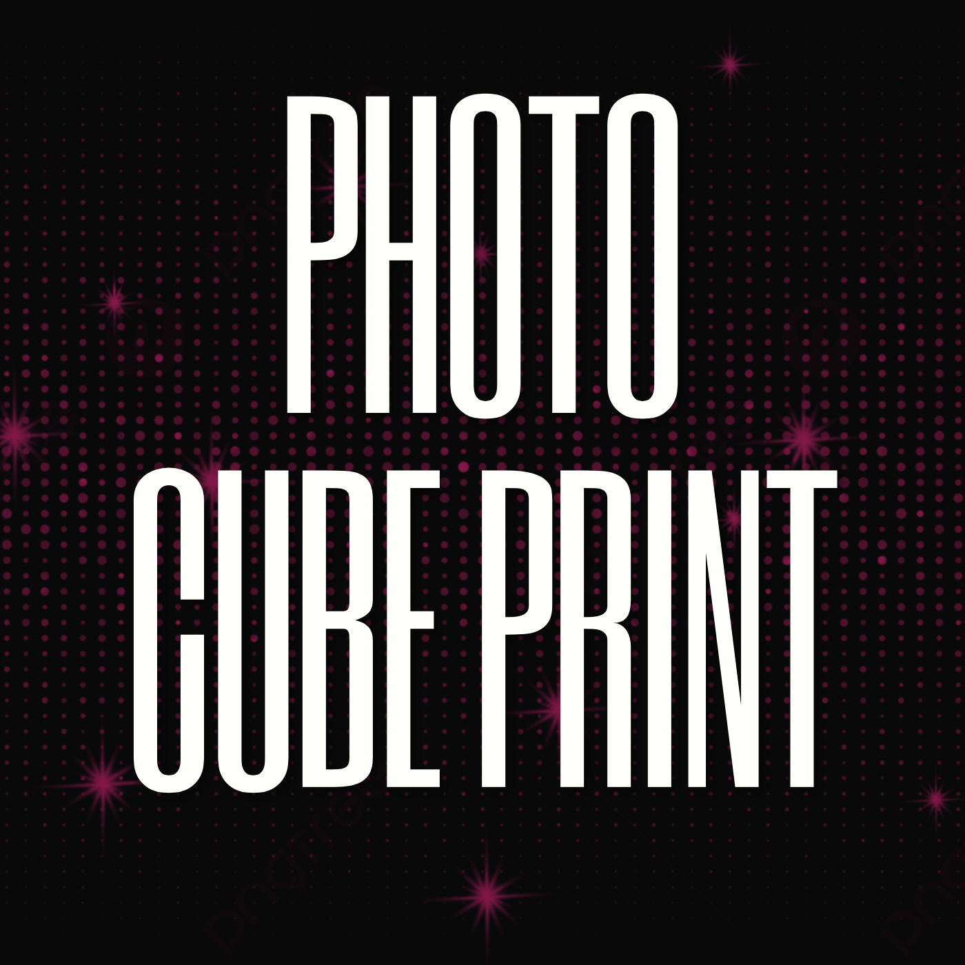 Photo Cube Print