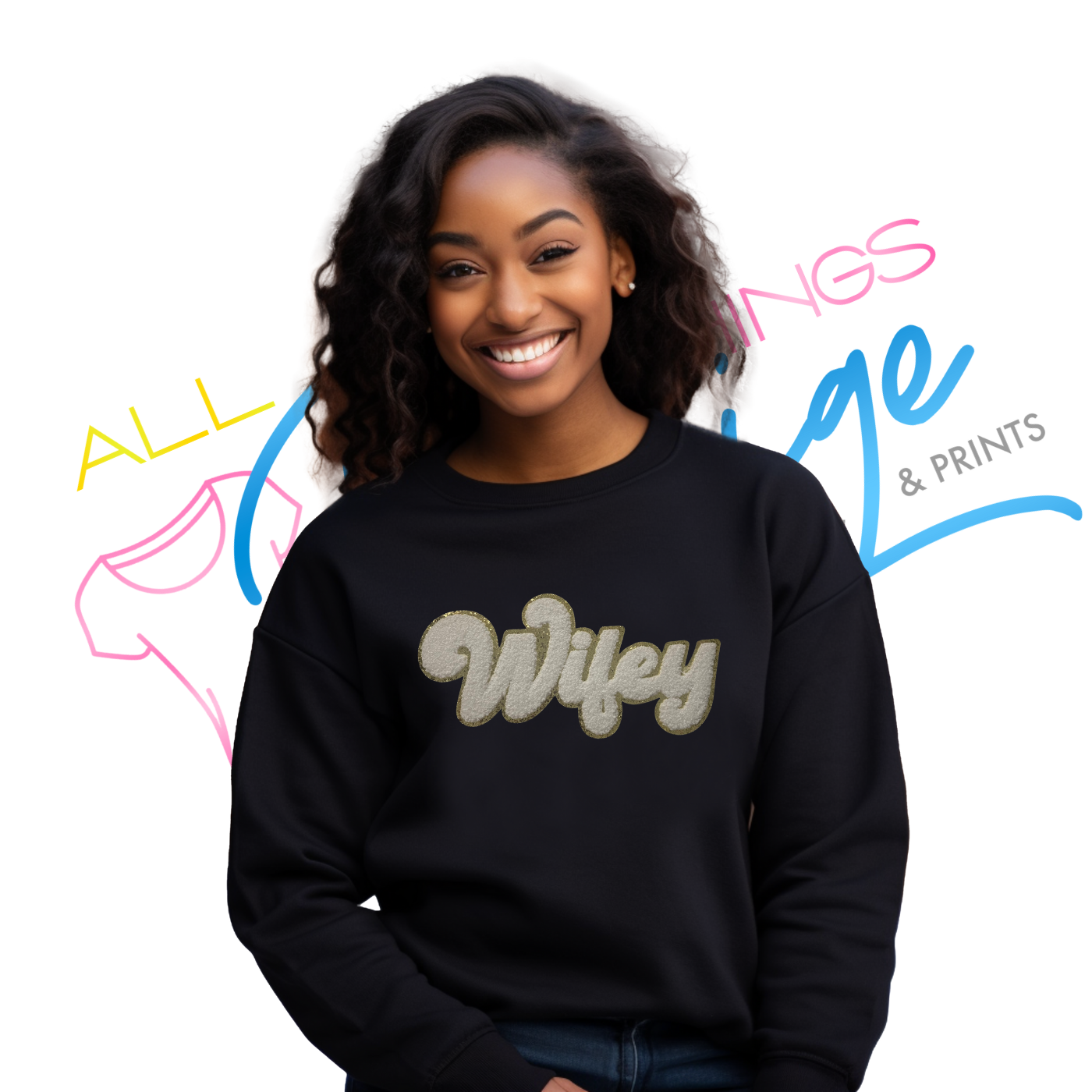 Wifey - White & Gold