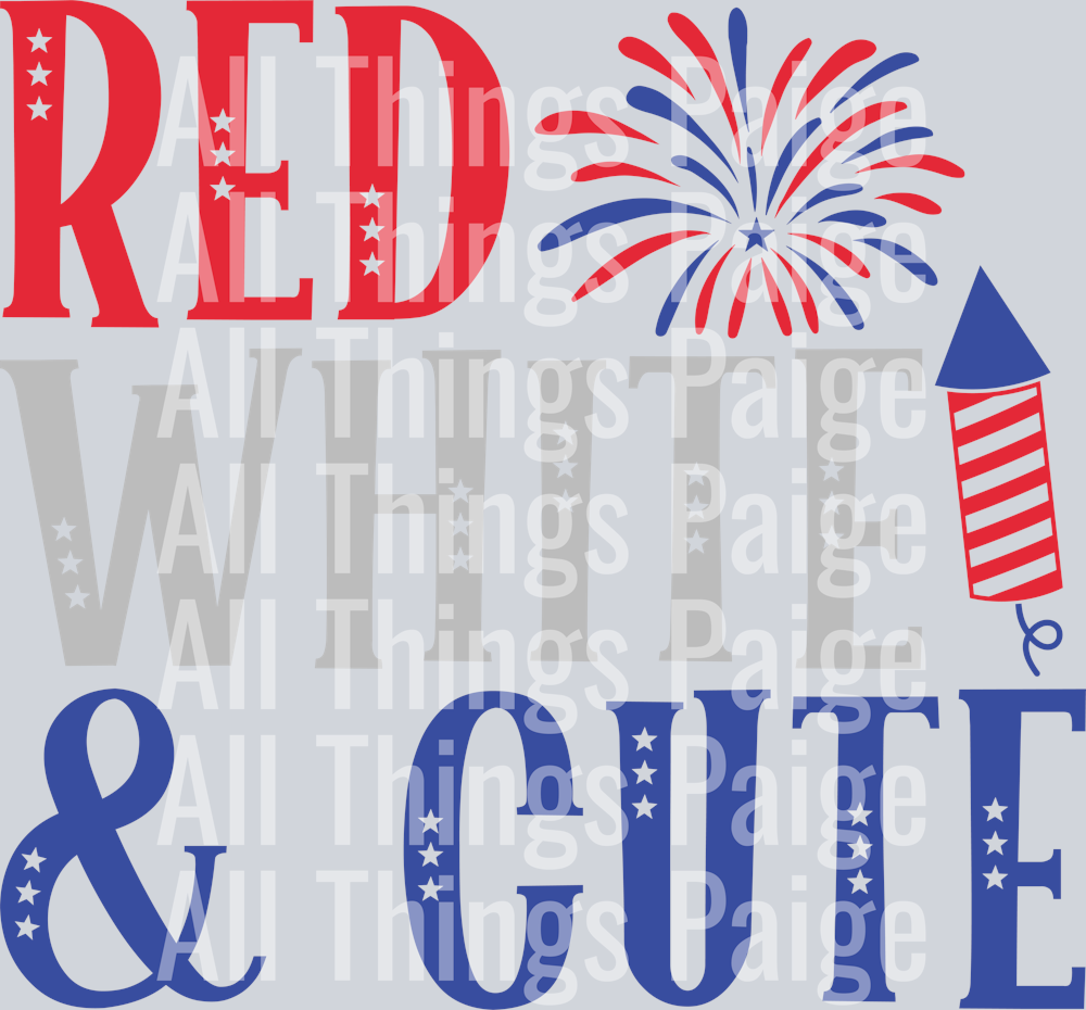 Red White & Cute