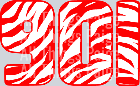 901 Red:White